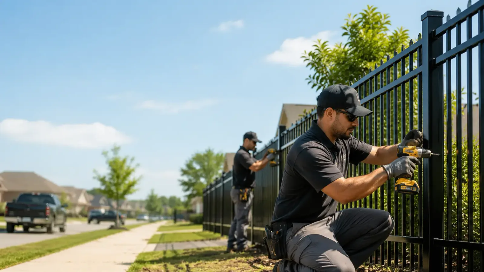 Metal Fence Installation in Coon Rapids, MN